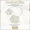 12Pcs Iron Napkin Rings AJEW-OC0014-39P-2