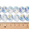 Electroplate Baking Paint Glass Beads Strands EGLA-K061-13A-AB08-4