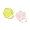 Frosted Transparent Acrylic Beads X-OACR-A032-31-2