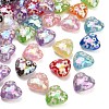 Plating Printed Transparent Acrylic Beads AC-CBA49BC-05-1