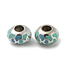 Alloy Enamel European Beads FIND-E044-17P-1