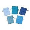 5 Colors Burlap Packing Pouches Drawstring Bags ABAG-X0001-02-1