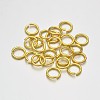 Brass Open Jump Rings KK-E647-17G-5mm-1