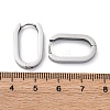 Tarnish Resistant 304 Stainless Steel Huggie Hoop Earrings LS-STAS-H156-11C-P-3