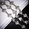 Alloy Flower Link Chain Waist Chains FIND-WH0421-95P-3