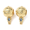Boy Brass Cubic Zirconia European Beads KK-Q068-21B-G-1