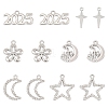 12Pcs 6 Styles Alloy Pendants FIND-FS0003-38P-1