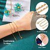 Brass Box Chain Necklace NJEW-TA0001-16-6
