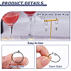 50Pcs 304 Stainless Steel Hoop Earrings EJEW-HS0001-12A-4