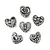 6Pcs 6 Styles 316 Surgical Stainless Steel European Beads STAS-CJ0002-69-8