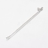 Iron Beading Needle X-TOOL-WH0095-04-1