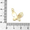 Brass Micro Pave Cubic Zirconia Pendants KK-H529-49G-3