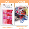 12 Skeins 6-Ply Polycotton(Polyester Cotton) Embroidery Floss DIY-CY0002-94E-7