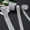 Glitter Resin Hotfix Rhinestone(Hot Melt Adhesive On The Back) OCOR-TA0001-13-15