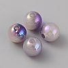 Acrylic Beads MACR-WH0009-01B-1