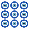 Evil Eye Pattern Cloth Computerized Embroidery Iron On/Sew On Patches LS-PATC-WH0011-14-1