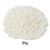 Pearlized Opaque Acrylic Beads OACR-YW0003-70B-1