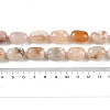 Natural Cherry Blossom Agate Beads Strands G-P535-H02-01-5