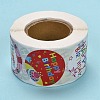 3 Roll 3 Style Self Adhesive Paper Stickers DIY-SZ0003-07-4