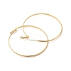 Rack Plating Brass Huggie Hoop Earrings EJEW-P226-18B-G-2