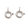 304 Stainless Steel Spring Gate Rings X-STAS-P437-11P-1