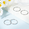 10Pcs 304 Stainless Steel Simple Plain Band Finger Ring for Women Men RJEW-LP0001-10-3