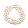 Natural Cultured Freshwater Pearl Beads Strands PEAR-I007-01M-01A-3