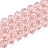 Transparent Glass Bead Strands GLAA-R095-8mm-35-1