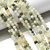 Natural New Jade Beads Strands G-F591-16-6MM-8