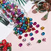 120Pcs Iron Round Bell Charms IFIN-ME0001-28-4
