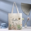 Animal Printed Canvas Women's Tote Bags ABAG-L018-A01-2