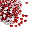 Light Siam Faceted Glass Flat Back Rhinestone for Garment X-RGLA-C002-SS12-227-1