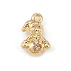 Christmas Alloy with Crystal Rhinestone Charms FIND-G102-02G-01-2