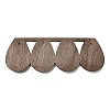 4-Slot Wood Jewelry Display Stands ODIS-A014-01A-4