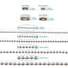 Craftdady 304 Stainless Steel Ball Chain Connectors & Ball Chains Kits DIY-CD0001-03-9