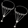 2Pcs Crystal Rhinestone Tennis Ring Bracelet BJEW-CN0001-17A-8