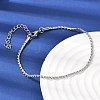 Twist 304 Stainless Steel Link Chains Bracelets for Women BJEW-K240-09P-3
