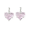 Brass Micro Pave Cubic Zirconia Charms KK-L208-03P-04-2