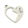 Non-Tarnish 201 Stainless Steel Charms STAS-M015-01P-1