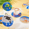 5D DIY Diamond Painting Cup Mat Kits DIY-TAC0021-09C-59