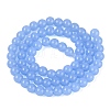 Imitation Jade Glass Beads Strands GLAA-T032-J6mm-08-3