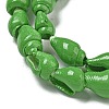 Spray Painted Natural Spiral Shell Beads Strands X1-BSHE-G039-08A-2