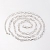 Iron Figaro Chain Necklace Making MAK-J004-24S-2