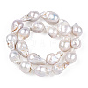 Natural Baroque Pearl Keshi Pearl Beads Strands PEAR-S019-02C-5