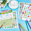 Paper Self Adhesive Reward Stickers DIY-WH0488-30A-4