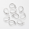 Tarnish Resistant 304 Stainless Steel Leverback Earring Findings X-STAS-S066-13-1