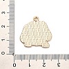 Animal Puppy Alloy Enamel Pendants FIND-V001-03G-05-3