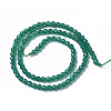 Natural Dyed & Heated Green Onyx Agate Beads Strands G-F596-12B-2mm-2