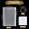 100Pcs Rectangle Frosted Plastic Packing Resealable Bags ABAG-CY0001-09-2
