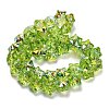 Electroplate Baking Paint Glass Beads Strands EGLA-K061-12A-AB05-2